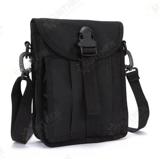 600D Nylon Anti-Scratch Outdoor Tactical Bag Large Capacity Storage With Multi-Card Slots Wallet Crossbody Bag