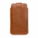 6.4/5.5/5.2 inch Bussiness PU Leather Mobile Phone Money Coin Men Phone Bag Belt Waist Bag Sidebag Pack with Card Slot