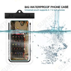 7.2 inch 3ATM Waterproof Phone Bag Underwater Swimming Diving Touch Screen Cellphone Pouch for POCO F3 Redmi Note 10 7.2 inch 3ATM Waterproof Phone Bag Underwater Swimming Diving Touch Screen Cellphone Pouch for POCO F3 Redmi Note 10