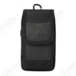 Horizontal Oxford Nylon Mobile Phone Storage Bag Wallet Belt Waist Packs for 5.7-6.7 inch Phones Horizontal Oxford Nylon Mobile Phone Storage Bag Wallet Belt Waist Packs for 5.7-6.7 inch Phones