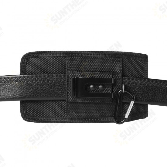 Horizontal Oxford Nylon Mobile Phone Storage Bag Wallet Belt Waist Packs for 5.7-6.7 inch Phones