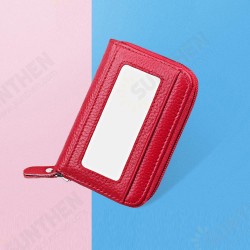 KB08 Business Portable RFID Anti-scan Genuine Leather 12 Card Slots Coins Bag Wallet Credit Lock ID Card Holder KB08 Business Portable RFID Anti-scan Genuine Leather 12 Card Slots Coins Bag Wallet Credit Lock ID Card Holder