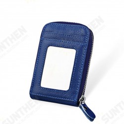 KB09 Portable RFID Anti-scan Genuine Leather 12 Card Slots Coins Bag Wallet Credit Lock ID Card Holder KB09 Portable RFID Anti-scan Genuine Leather 12 Card Slots Coins Bag Wallet Credit Lock ID Card Holder