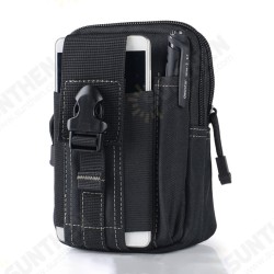 LT01 Outdoor Camouflage Tactical Bag Large Capacity Waterproof Nylon Mobile Phone Storage Bag Belt Waist Packs