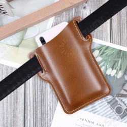 Men Vintage Casual Genuine Leather Bag Waist Bag Pouch Leather Belt Bag Purse Under For 6.3 inch Phone Nokia Phone 9 Men Vintage Casual Genuine Leather Bag Waist Bag Pouch Leather Belt Bag Purse Under For 6.3 inch Phone Nokia Phone 9