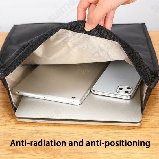 Oxford Cloth Signal Blocking Radiation Protection Phone/ Tablet/ Macbook Storage Faraday Bag Oxford Cloth Signal Blocking Radiation Protection Phone/ Tablet/ Macbook Storage Faraday Bag