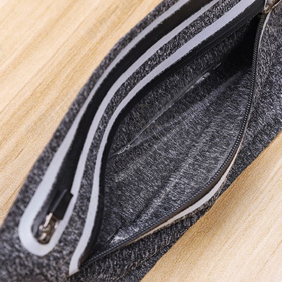Universal with Reflective Stripe Multi-pocket Waterproof Breathable Waist Bag Outdoor Sport Night Running Equipment Storage Bag Belt Bag with Headphone Hole Universal with Reflective Stripe Multi-pocket Waterproof Breathable Waist Bag Outdoor Sport Night Running Equipment Storage Bag Belt Bag with Headphone Hole