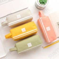 W1 Kawaii Double Zipper Large Capacity Stationery Supplies Pencil Case Earphone USB Cable MP3 Memory Card Battery Digital Gadgets Organizer Storage Bag W1 Kawaii Double Zipper Large Capacity Stationery Supplies Pencil Case Earphone USB Cable MP3 Memory Card Battery Digital Gadgets Organizer Storage Bag