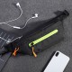 Waterproof Outdoor Sport Night Running with Multi Pockets Reflective Stripe Headphone Hole Mobile Phone Storage Waist Bag for Smartphone Under 6.5 inch