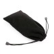 Black Portable Soft Drawstring Power Bank Storage Bag Collection Pouch Non-original