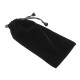 Black Portable Soft Drawstring Power Bank Storage Bag Collection Pouch Non-original