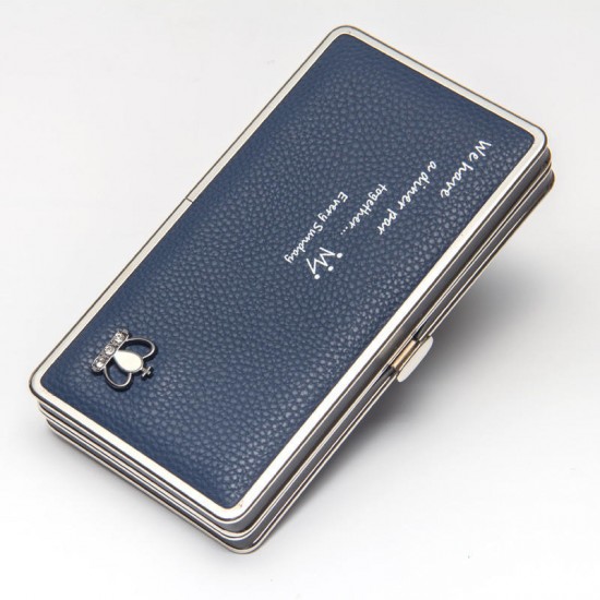 Universal 5.5-inch Women Phone PU Wallet Purse Handbag For Xiaomi Huawei Samsung iPhone 7