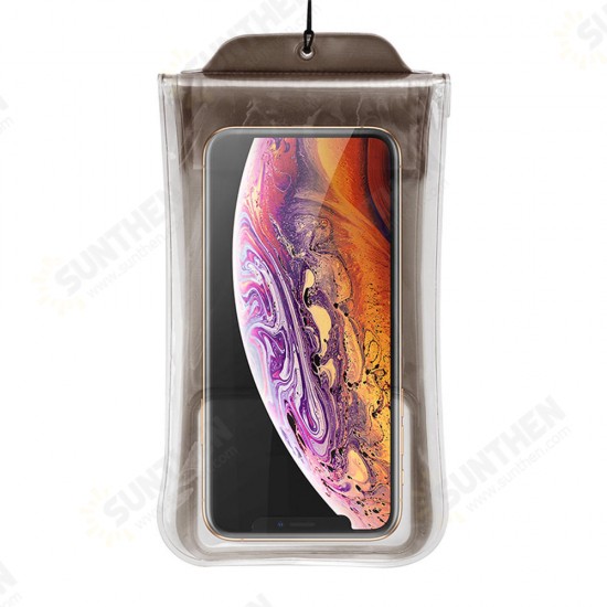 4 Sealing Layers IPX8 Waterproof Bag Senstive Touch Airbag Floating Protective Pouch for Mobile Phone Under 7inch