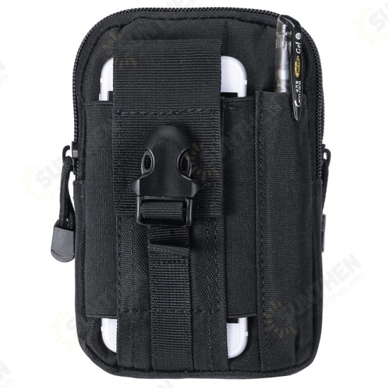 Large Capacity Mobile Phone Storage Bag Belt Canvas Waist Packs