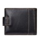 Casual Business Flip with Multi-Card Slot Pockets Men Foldable Short Wallet Handbag