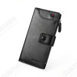 Casual Zipper Buckle PU Leather Multi Card Slots Holder Phone Coin Long Wallet Women Purse Clutch Bag Casual Zipper Buckle PU Leather Multi Card Slots Holder Phone Coin Long Wallet Women Purse Clutch Bag