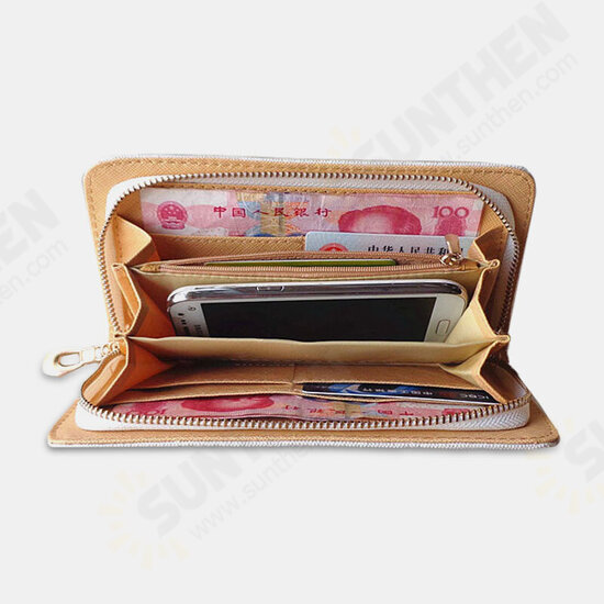 Chinese Style Classic Zipper Mobile Phone Storage Bag Purse Wallet