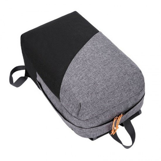 Contrast Color Pattern Large Capacity Multi-Pocket Nylon Macbook Storage Bag Backpack