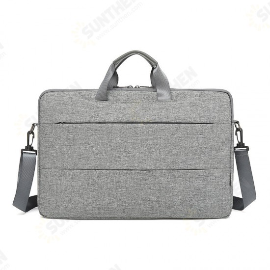 Portable 15.6 inch Multifunctional Multi-Pockets Waterproof Macbook Laptop Sleeve Storage Bag