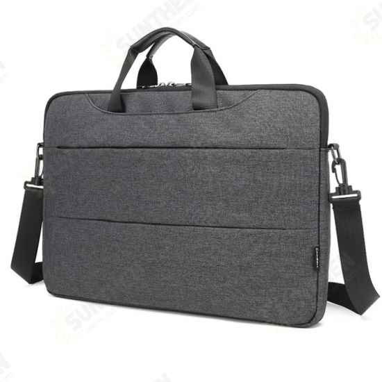 Portable 15.6 inch Multifunctional Multi-Pockets Waterproof Macbook Laptop Sleeve Storage Bag