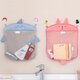 Cute Cartoon Large Capacity Hanging Organizer with Elastic Mesh Toiletry Storage Bag