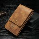 Casual Vintage Business 6.5 inch Folding Large Capacity with Multi-Card Slots Mobile Phone Wallet Waist Bag