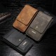 Casual Vintage Business 6.5 inch Folding Large Capacity with Multi-Card Slots Mobile Phone Wallet Waist Bag