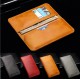 Dual Pocket Business Leather Clutch Bag Card Case Purse For 5.5 Inch iPhone 7 Smartphone