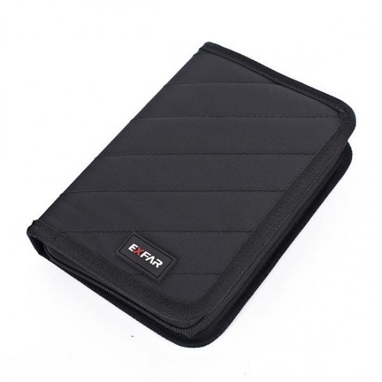 EXFAR Universal Portable Electronics Accessories Organizer Earphone Cable Digital Storage Bag