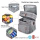 Expandable Large Capacity with Multiple Pockets Leak-proof Drinks Lunch Insulated Bag Picnic Storage Bag