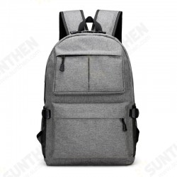Casual Large Capacity Macbook Storage Bag with Charging Port College Students Men Backpack Schoolbag