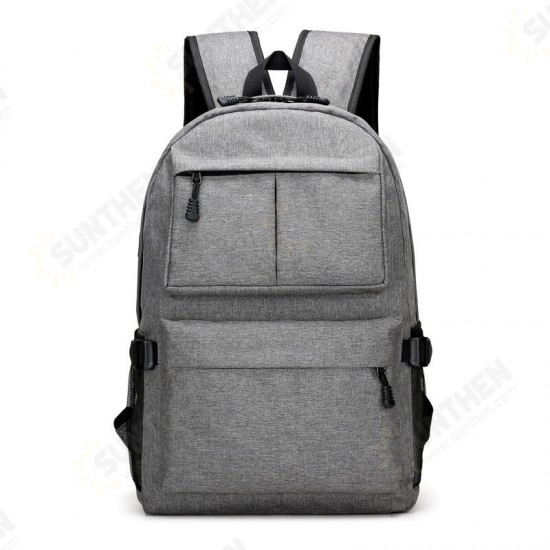 Casual Large Capacity Macbook Storage Bag with Charging Port College Students Men Backpack Schoolbag