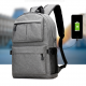 Casual Large Capacity Macbook Storage Bag with Charging Port College Students Men Backpack Schoolbag