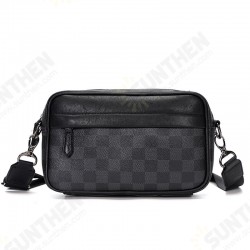 Fashion Business Large Capacity Waterproof PU Leather Crossbody Chest Shoulder Bag