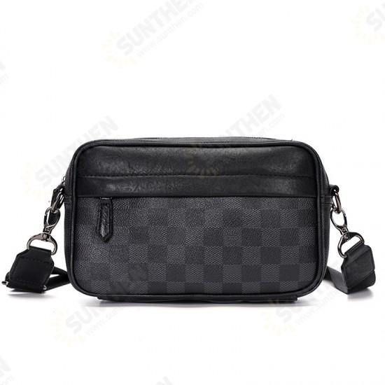 Fashion Business Large Capacity Waterproof PU Leather Crossbody Chest Shoulder Bag