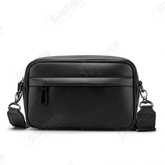 Fashion Business Large Capacity Waterproof PU Leather Crossbody Chest Shoulder Bag