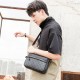 Fashion Business Large Capacity Waterproof PU Leather Crossbody Chest Shoulder Bag