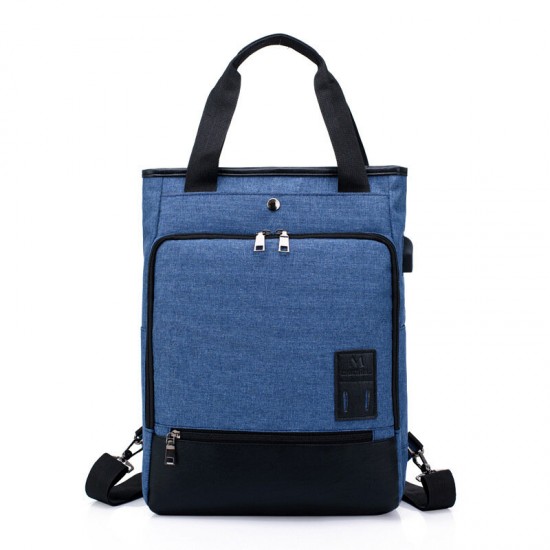 Fashion Casual 19 inch Large Capacity Waterproof Oxford Fabric Men Macbook Storage Backpack USB Laptop Backpacks School Bag