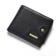 Fashion Casual Large Capacity with Card Slots Men PU Leather Men Short Phone Wallet Bag Coin Clutch Handbag