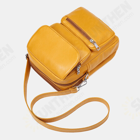 Fashion Casual Large Capacity with Multi-Pocket Mobile Phone Tablet Storage Crossbody Shoulder Bag Backpack