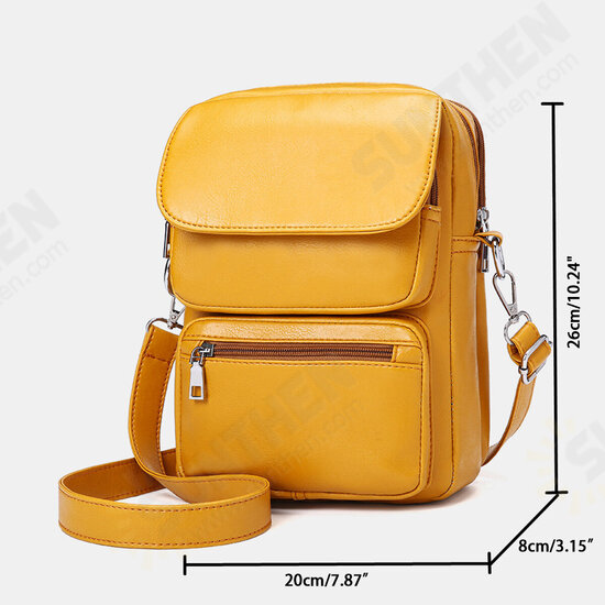 Fashion Casual Large Capacity with Multi-Pocket Mobile Phone Tablet Storage Crossbody Shoulder Bag Backpack