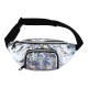 Fashion Casual Laser Glitter with Belt Unisex Phone Storage Waist Bag Coin Money Pouch Bag Messenger Bag