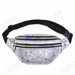 Fashion Casual Laser Multi-Layer PU Mobile Phone Storage Waist Bag Crossbody Bag Chest Bag Fashion Casual Laser Multi-Layer PU Mobile Phone Storage Waist Bag Crossbody Bag Chest Bag