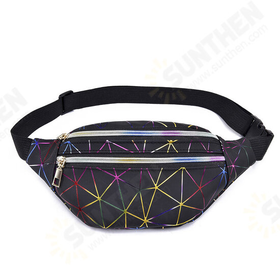 Fashion Casual Laser Multi-Layer PU Mobile Phone Storage Waist Bag Crossbody Bag Chest Bag Fashion Casual Laser Multi-Layer PU Mobile Phone Storage Waist Bag Crossbody Bag Chest Bag