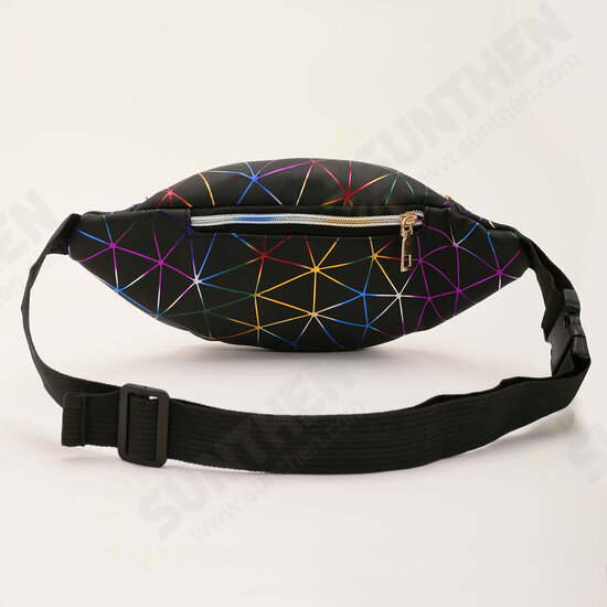 Fashion Casual Laser Multi-Layer PU Mobile Phone Storage Waist Bag Crossbody Bag Chest Bag Fashion Casual Laser Multi-Layer PU Mobile Phone Storage Waist Bag Crossbody Bag Chest Bag