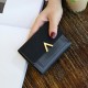 Fashion Casual V-Shaped Decorative Large Capacity Female Small Purse Card Holder