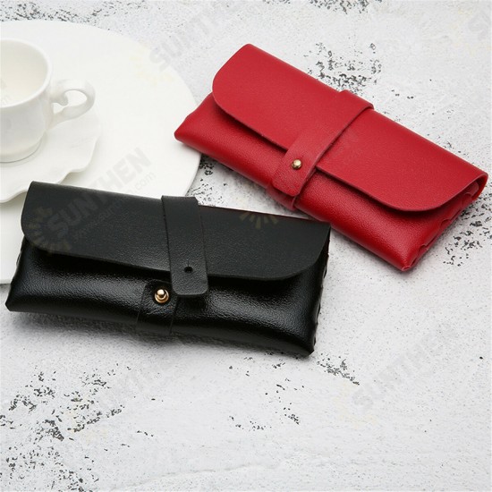 Fashion Colorful PVC Leather Handmade Glasses Pencil Mobile Phone Storage Bag