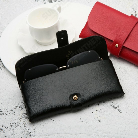 Fashion Colorful PVC Leather Handmade Glasses Pencil Mobile Phone Storage Bag