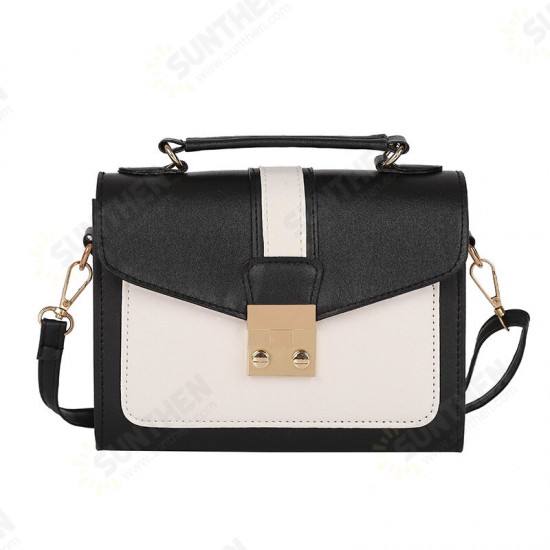 Fashion Female PU Leather Square Bag Shoulder Messenger Bag