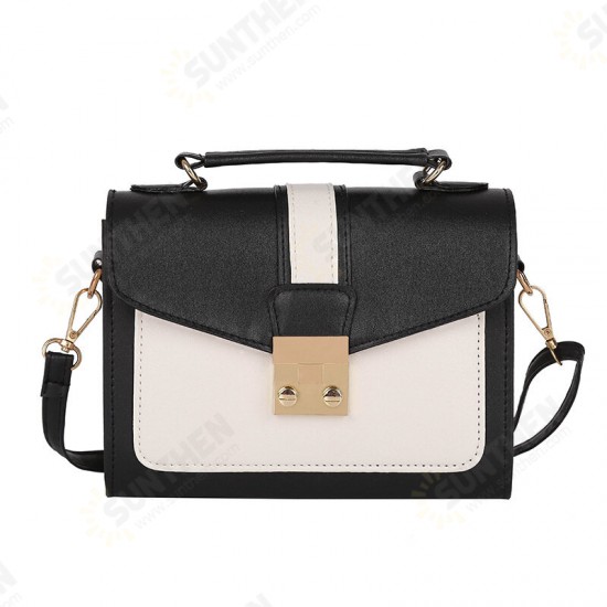 Fashion Female PU Leather Square Bag Shoulder Messenger Bag